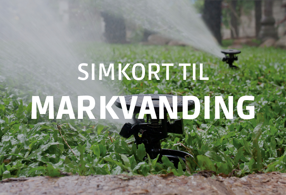 Simkort til markvanding