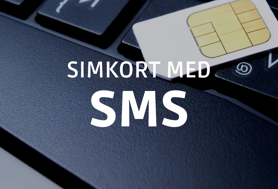 Simkort med SMS