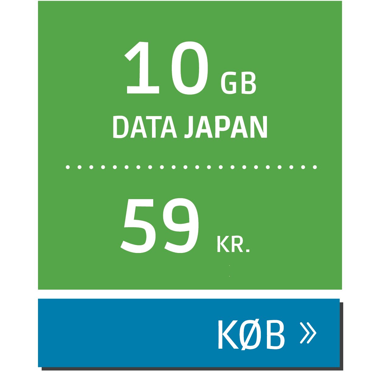 Data i Japan for 59 kr.