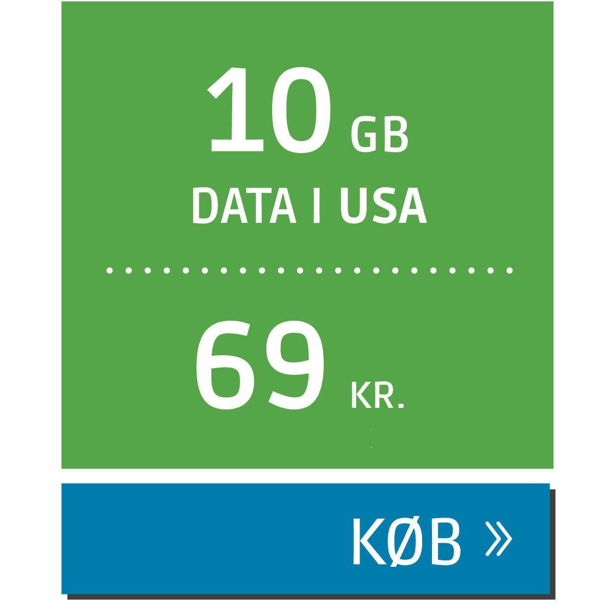 Data i USA for 69 kr.